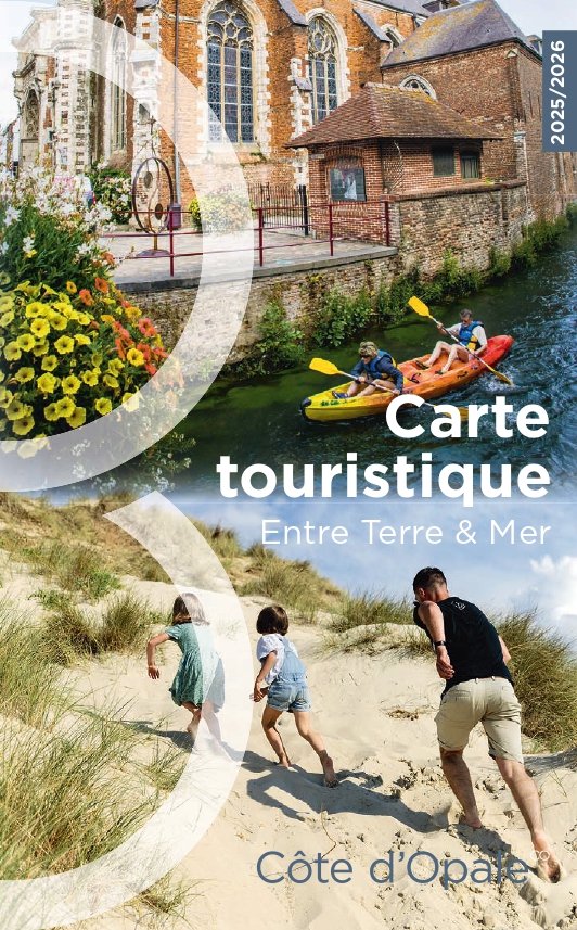 Carte Touristique – Destination Côte d’Opale « Entre Terre et Mer »