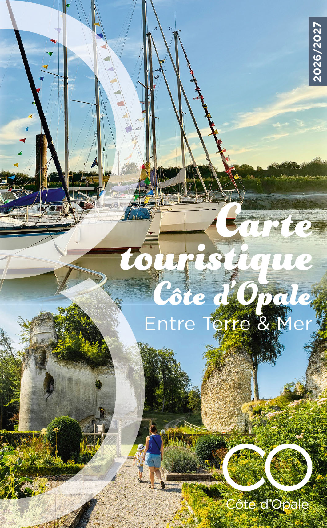 Carte Touristique – Destination Côte d&rsquo;Opale « Entre Terre et Mer »