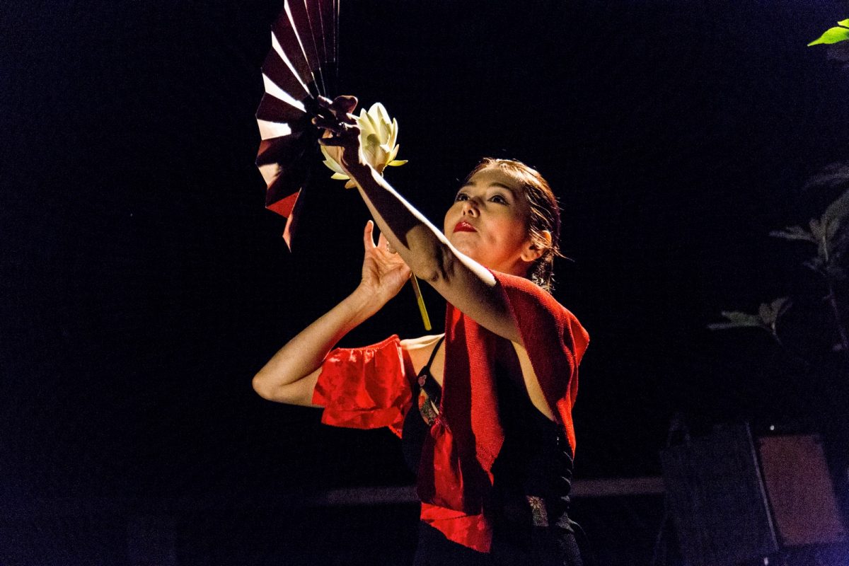 Madame Chrysanthème dans le Jardin japonais de Musica Nigella Festival 2017 (photo Jean-François Tourniquet)