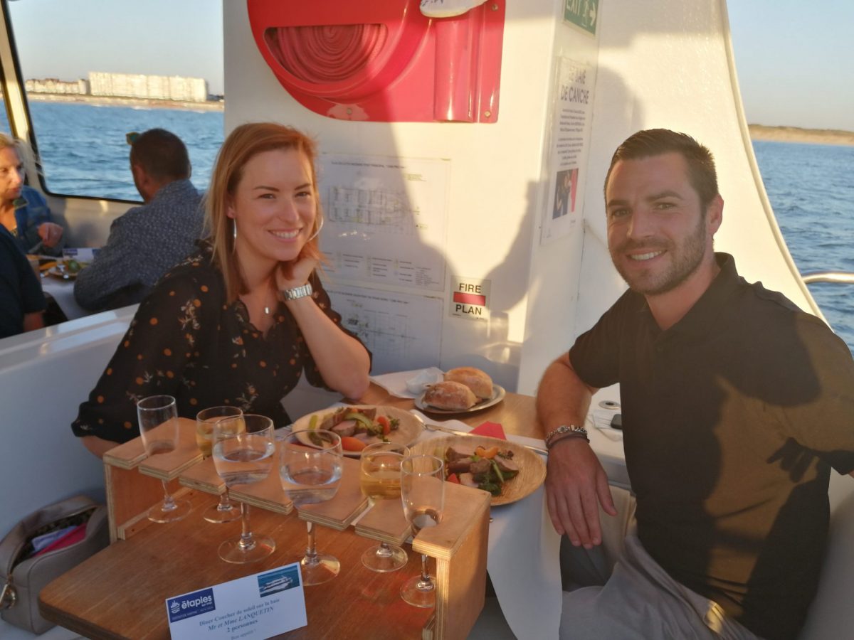 Dîner coucher de soleil