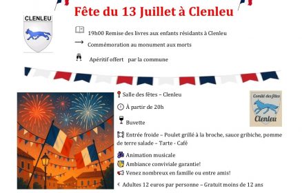 Fête du 13 juillet à Clenleu