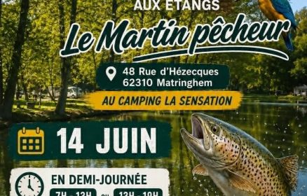 Concours à la truite aux étangs Le Martin Pêcheur