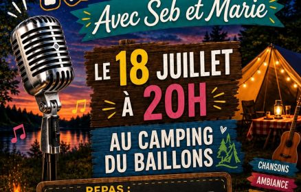 Karaoké au camping du Baillons