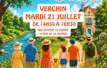 Marche tranquille itinérante à Verchin
