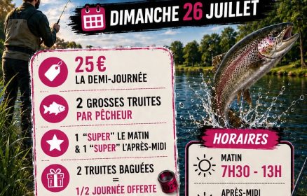 Journée grosses truites aux étangs de Fressin