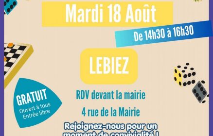 Jeux de société à Lebiez