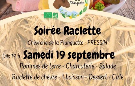 Soirée raceltte à la Chèvrerie de la Planquette