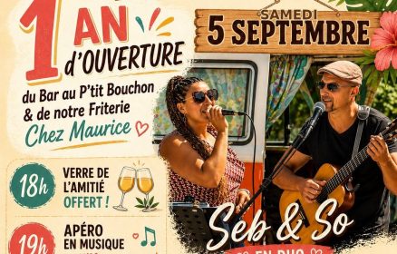 1 an du bar Au P&rsquo;tit Bouchon