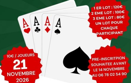 Tournoi de belote à Ruisseauville