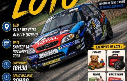 Grand Loto organisé par Lucas Rallye 62