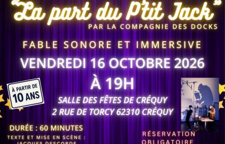 Spectacle « La part du P&rsquo;tit Jack »