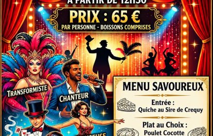 Le Repère de Torcy présente Repas Cabaret