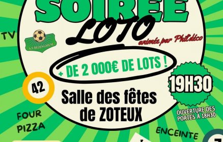 Soirée loto organisée par l&rsquo;AS Bezinghem