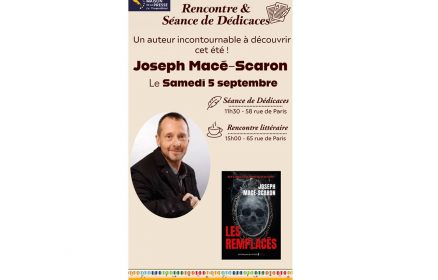 Rencontre et dédicaces à la Maison de la Presse