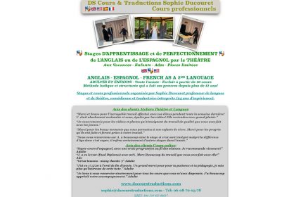 Sophie Ducouret DS Cours & Traductions