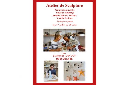 Atelier de Sculpture : Découvertes – Stage