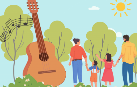 Instruments de musique géants
