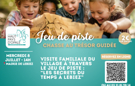Jeu de piste en famille – Mercredi 8 juillet