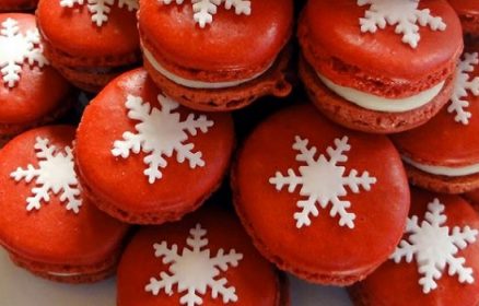 Pâtisserie pour adultes : Macarons de Noël