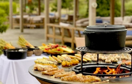 Dîner brasero